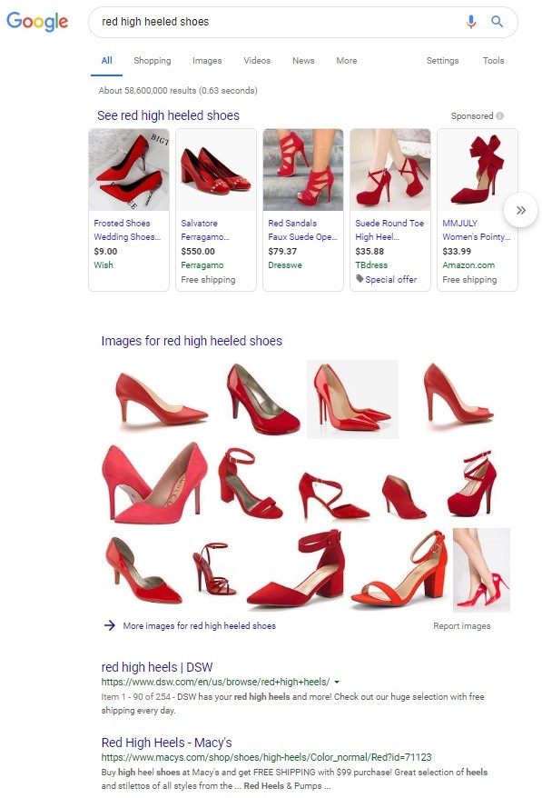 Deze afbeelding heeft een leeg alt-attribuut; de bestandsnaam is Google-Red-High-Heel-Shoes-Results.jpg